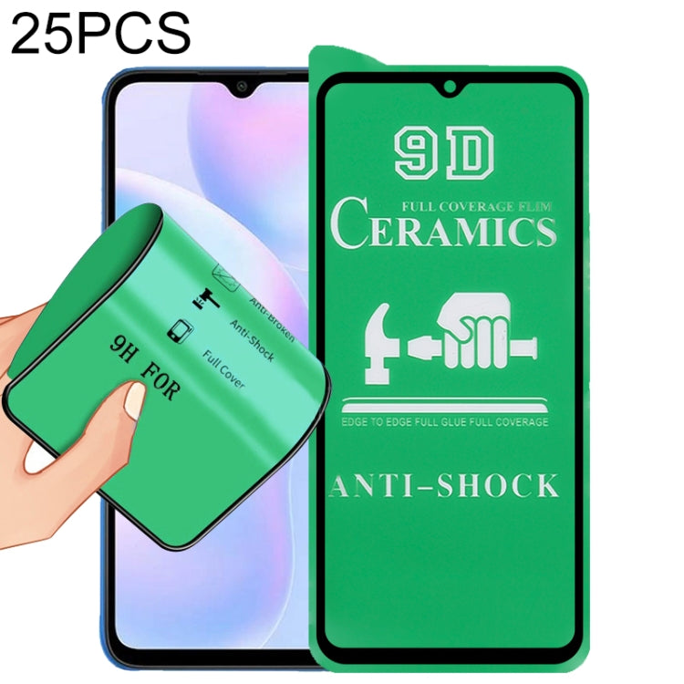 25 PCS 9D Full Screen Full Glue Ceramic Film