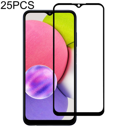 25 PCS Full Glue Full Cover Screen Protector Tempered Glass Film