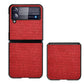 Sea Sand Cloth Texture Shockproof PC+ TPU Protective Case, For Samsung Galaxy Z Flip3 5G