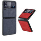 Sea Sand Cloth Texture Shockproof PC+ TPU Protective Case, For Samsung Galaxy Z Flip3 5G