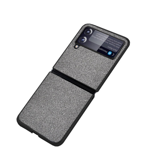 Sea Sand Cloth Texture Shockproof PC+ TPU Protective Case, For Samsung Galaxy Z Flip3 5G