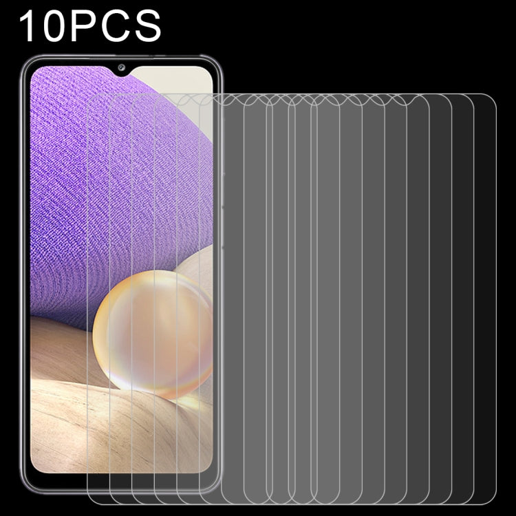 10 PCS 0.26mm 9H 2.5D Tempered Glass Film, For Samsung Galaxy A32 4G (10 PCS), For Samsung Galaxy A32 5G (10 PCS)