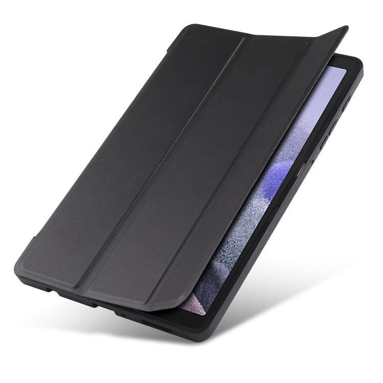 3-folding Horizontal Flip Honeycomb TPU Shockproof + PU Leather Case with Holder, For Samsung Galaxy Tab A7 Lite T225