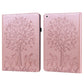 Tree & Deer Pattern Pressed Printing Horizontal Flip PU Leather Case with Holder & Card Slots & Sleep / Wake-up Function, For iPad Air 2020 / Pro 11 2020, For iPad Pro 10.5 2017 / 10.2 2019, For iPad 9.7 2018/2017/Air 2/Air, For iPad mini 5/4/3/2/1����...