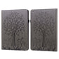 Tree & Deer Pattern Pressed Printing Horizontal Flip PU Leather Case with Holder & Card Slots & Sleep / Wake-up Function, For iPad Air 2020 / Pro 11 2020, For iPad Pro 10.5 2017 / 10.2 2019, For iPad 9.7 2018/2017/Air 2/Air, For iPad mini 5/4/3/2/1����...
