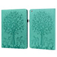 Tree & Deer Pattern Pressed Printing Horizontal Flip PU Leather Case with Holder & Card Slots & Sleep / Wake-up Function, For iPad Air 2020 / Pro 11 2020, For iPad Pro 10.5 2017 / 10.2 2019, For iPad 9.7 2018/2017/Air 2/Air, For iPad mini 5/4/3/2/1����...