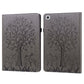 Tree & Deer Pattern Pressed Printing Horizontal Flip PU Leather Case with Holder & Card Slots & Sleep / Wake-up Function, For iPad Air 2020 / Pro 11 2020, For iPad Pro 10.5 2017 / 10.2 2019, For iPad 9.7 2018/2017/Air 2/Air, For iPad mini 5/4/3/2/1����...