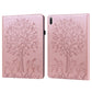 Tree & Deer Pattern Pressed Printing Horizontal Flip PU Leather Case with Holder & Card Slots, For Huawei MediaPad M5 lite, For Huawei MatePad Pro 10.8 2021, For Huawei MatePad 11 2021, For Huawei MediaPad T3 10, For Huawei MediaPad T5�����������������...
