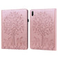 Tree & Deer Pattern Pressed Printing Horizontal Flip PU Leather Case with Holder & Card Slots, For Huawei MediaPad M5 lite, For Huawei MatePad Pro 10.8 2021, For Huawei MatePad 11 2021, For Huawei MediaPad T3 10, For Huawei MediaPad T5�����������������...
