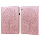 Tree & Deer Pattern Pressed Printing Horizontal Flip PU Leather Case with Holder & Card Slots, For Huawei MediaPad M5 lite, For Huawei MatePad Pro 10.8 2021, For Huawei MatePad 11 2021, For Huawei MediaPad T3 10, For Huawei MediaPad T5�����������������...