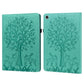 Tree & Deer Pattern Pressed Printing Horizontal Flip PU Leather Case with Holder & Card Slots, For Huawei MediaPad M5 lite, For Huawei MatePad Pro 10.8 2021, For Huawei MatePad 11 2021, For Huawei MediaPad T3 10, For Huawei MediaPad T5�����������������...