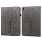 Tree & Deer Pattern Pressed Printing Horizontal Flip PU Leather Case with Holder & Card Slots, For Huawei MediaPad M5 lite, For Huawei MatePad Pro 10.8 2021, For Huawei MatePad 11 2021, For Huawei MediaPad T3 10, For Huawei MediaPad T5�����������������...