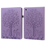 Tree & Deer Pattern Pressed Printing Horizontal Flip PU Leather Case with Holder & Card Slots, For Lenovo Tab M10 HD Gen 2, For Samsung Galaxy Tab A 10.1 2019, For Samsung Galaxy Tab A 10.1 2016, For Samsung Galaxy Tab S2 9.7���������������������������...