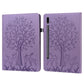 Tree & Deer Pattern Pressed Printing Horizontal Flip PU Leather Case with Holder & Card Slots, For Lenovo Tab M10 HD Gen 2, For Samsung Galaxy Tab A 10.1 2019, For Samsung Galaxy Tab A 10.1 2016, For Samsung Galaxy Tab S2 9.7���������������������������...