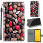 Voltage Coloured Drawing Magnetic Clasp Horizontal Flip PU Leather Case with Holder & Card Slots