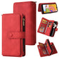 Skin Feel PU + TPU Horizontal Flip Leather Case with Holder & 15 Cards Slot & Wallet & Zipper Pocket & Lanyard, For Samsung Galaxy A01, For Samsung Galaxy A02 EU Version, For Samsung Galaxy A02s, For Samsung Galaxy A03s, For Samsung Galaxy A12 5G������...