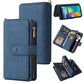 Skin Feel PU + TPU Horizontal Flip Leather Case with Holder & 15 Cards Slot & Wallet & Zipper Pocket & Lanyard, For Samsung Galaxy A01, For Samsung Galaxy A02 EU Version, For Samsung Galaxy A02s, For Samsung Galaxy A03s, For Samsung Galaxy A12 5G������...