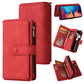 Skin Feel PU + TPU Horizontal Flip Leather Case with Holder & 15 Cards Slot & Wallet & Zipper Pocket & Lanyard, For Samsung Galaxy A01, For Samsung Galaxy A02 EU Version, For Samsung Galaxy A02s, For Samsung Galaxy A03s, For Samsung Galaxy A12 5G������...