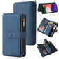 Skin Feel PU + TPU Horizontal Flip Leather Case with Holder & 15 Cards Slot & Wallet & Zipper Pocket & Lanyard, For Samsung Galaxy A01, For Samsung Galaxy A02 EU Version, For Samsung Galaxy A02s, For Samsung Galaxy A03s, For Samsung Galaxy A12 5G������...