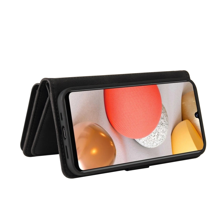 Skin Feel PU + TPU Horizontal Flip Leather Case with Holder & 15 Cards Slot & Wallet & Zipper Pocket & Lanyard, For Samsung Galaxy A42 5G, For Samsung Galaxy A50, For Samsung Galaxy A51 4G, For Samsung Galaxy A51 5G, For Samsung Galaxy A52 5G / 4G�����...