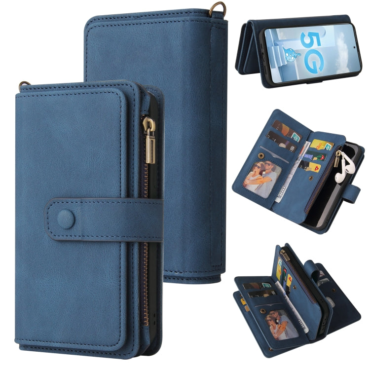 Skin Feel PU + TPU Horizontal Flip Leather Case with Holder & 15 Cards Slot & Wallet & Zipper Pocket & Lanyard, For Samsung Galaxy A42 5G, For Samsung Galaxy A50, For Samsung Galaxy A51 4G, For Samsung Galaxy A51 5G, For Samsung Galaxy A52 5G / 4G�����...
