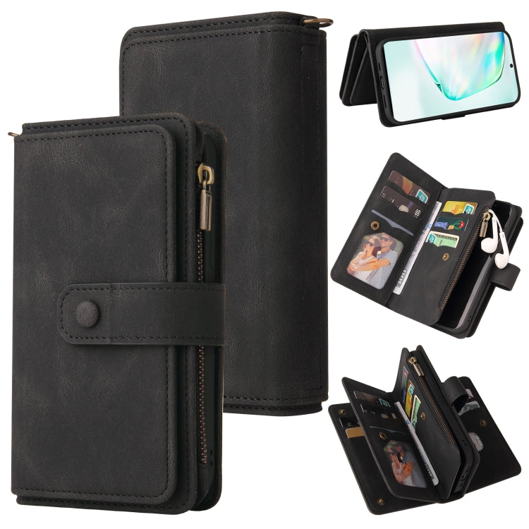Skin Feel PU + TPU Horizontal Flip Leather Case with Holder & 15 Cards Slot & Wallet & Zipper Pocket & Lanyard, For Samsung Galaxy A42 5G, For Samsung Galaxy A50, For Samsung Galaxy A51 4G, For Samsung Galaxy A51 5G, For Samsung Galaxy A52 5G / 4G�����...