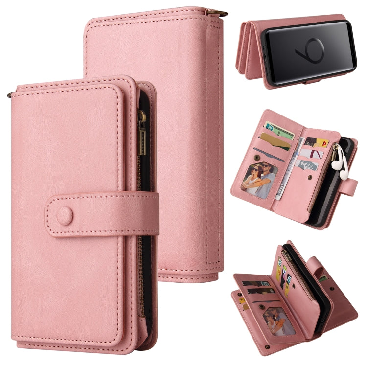 Skin Feel PU + TPU Horizontal Flip Leather Case with Holder & 15 Cards Slot & Wallet & Zipper Pocket & Lanyard, For Samsung Galaxy M10 / A10, For Samsung Galaxy Note20, For Samsung Galaxy Note20 Ultra, For Samsung Galaxy Note10 5G����������������������...
