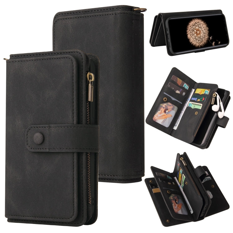 Skin Feel PU + TPU Horizontal Flip Leather Case with Holder & 15 Cards Slot & Wallet & Zipper Pocket & Lanyard, For Samsung Galaxy M10 / A10, For Samsung Galaxy Note20, For Samsung Galaxy Note20 Ultra, For Samsung Galaxy Note10 5G����������������������...