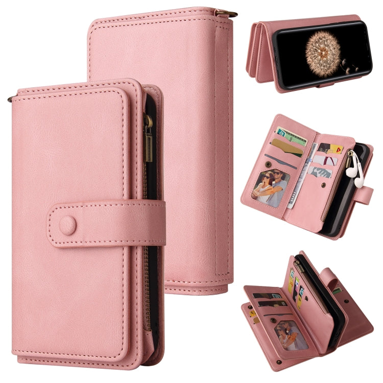 Skin Feel PU + TPU Horizontal Flip Leather Case with Holder & 15 Cards Slot & Wallet & Zipper Pocket & Lanyard, For Samsung Galaxy M10 / A10, For Samsung Galaxy Note20, For Samsung Galaxy Note20 Ultra, For Samsung Galaxy Note10 5G����������������������...