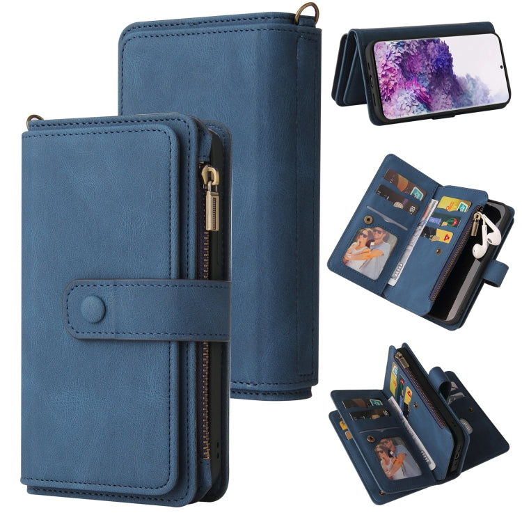 Skin Feel PU + TPU Horizontal Flip Leather Case with Holder & 15 Cards Slot & Wallet & Zipper Pocket & Lanyard, For Samsung Galaxy M10 / A10, For Samsung Galaxy Note20, For Samsung Galaxy Note20 Ultra, For Samsung Galaxy Note10 5G����������������������...