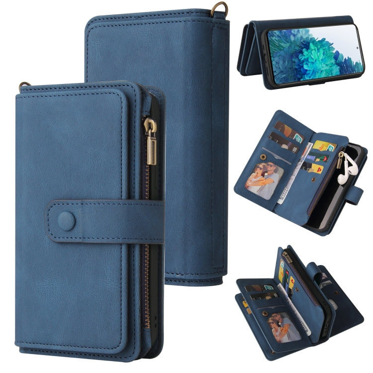 Skin Feel PU + TPU Horizontal Flip Leather Case with Holder & 15 Cards Slot & Wallet & Zipper Pocket & Lanyard, For Samsung Galaxy M10 / A10, For Samsung Galaxy Note20, For Samsung Galaxy Note20 Ultra, For Samsung Galaxy Note10 5G����������������������...