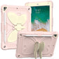 Beige PC + Silicone Anti-drop Protective Case with Butterfly Shape Holder & Pen Slot, For iPad 9.7 2018 & 2017 / Pro 9.7 inch / Air 2 / 6, For iPad 10.2 2021 & 2020 & 2019 / Air 3 10.5 inch, For iPad 10.2 2020 & 2019 / Air 3 10.5 inch������������������...