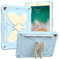 Beige PC + Silicone Anti-drop Protective Case with Butterfly Shape Holder & Pen Slot, For iPad 9.7 2018 & 2017 / Pro 9.7 inch / Air 2 / 6, For iPad 10.2 2021 & 2020 & 2019 / Air 3 10.5 inch, For iPad 10.2 2020 & 2019 / Air 3 10.5 inch������������������...