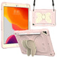 Beige PC + Silicone Anti-drop Protective Case with Butterfly Shape Holder & Pen Slot, For iPad 9.7 2018 & 2017 / Pro 9.7 inch / Air 2 / 6, For iPad 10.2 2021 & 2020 & 2019 / Air 3 10.5 inch, For iPad 10.2 2020 & 2019 / Air 3 10.5 inch������������������...