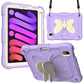 Beige PC + Silicone Anti-drop Protective Case with Butterfly Shape Holder & Pen Slot, For iPad 9.7 2018 & 2017 / Pro 9.7 inch / Air 2 / 6, For iPad 10.2 2021 & 2020 & 2019 / Air 3 10.5 inch, For iPad 10.2 2020 & 2019 / Air 3 10.5 inch������������������...