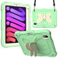 Beige PC + Silicone Anti-drop Protective Case with Butterfly Shape Holder & Pen Slot, For iPad 9.7 2018 & 2017 / Pro 9.7 inch / Air 2 / 6, For iPad 10.2 2021 & 2020 & 2019 / Air 3 10.5 inch, For iPad 10.2 2020 & 2019 / Air 3 10.5 inch������������������...