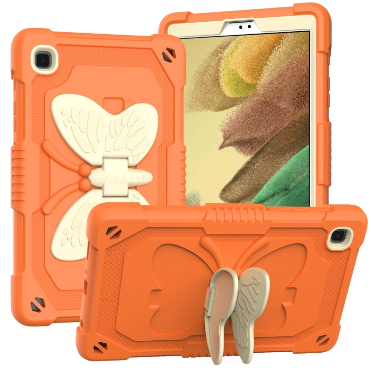 Beige PC + Silicone Anti-drop Protective Case with Butterfly Shape Holder & Pen Slot, For iPad 9.7 2018 & 2017 / Pro 9.7 inch / Air 2 / 6, For iPad 10.2 2021 & 2020 & 2019 / Air 3 10.5 inch, For iPad 10.2 2020 & 2019 / Air 3 10.5 inch������������������...