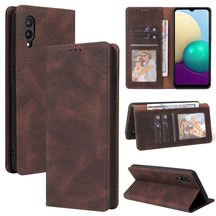 Simple Suction Closure Horizontal Flip Leather Case with Holder & Card Slot & Wallet, For Samsung Galaxy A01 EU Version, For Samsung Galaxy A02, For Samsung Galaxy A02s, For Samsung Galaxy A11 EU Version, For Samsung Galaxy A11 US Version��������������...