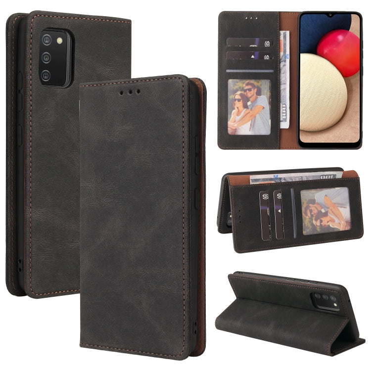 Simple Suction Closure Horizontal Flip Leather Case with Holder & Card Slot & Wallet, For Samsung Galaxy A01 EU Version, For Samsung Galaxy A02, For Samsung Galaxy A02s, For Samsung Galaxy A11 EU Version, For Samsung Galaxy A11 US Version��������������...