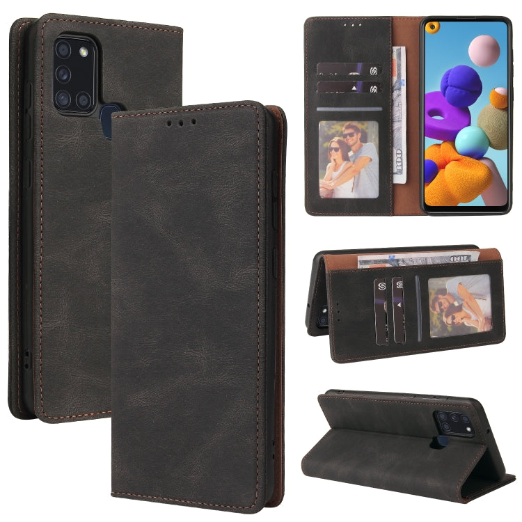 Simple Suction Closure Horizontal Flip Leather Case with Holder & Card Slot & Wallet, For Samsung Galaxy A01 EU Version, For Samsung Galaxy A02, For Samsung Galaxy A02s, For Samsung Galaxy A11 EU Version, For Samsung Galaxy A11 US Version��������������...