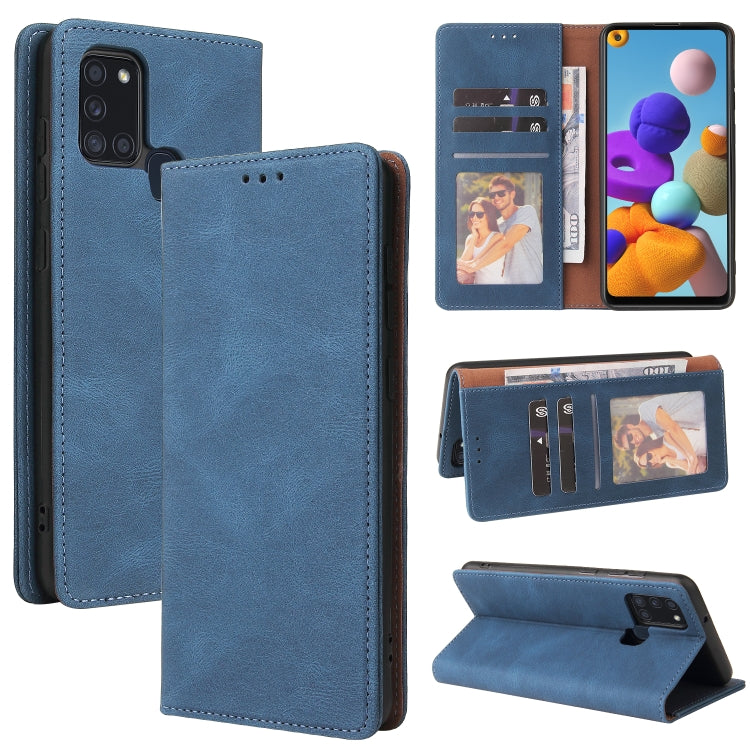 Simple Suction Closure Horizontal Flip Leather Case with Holder & Card Slot & Wallet, For Samsung Galaxy A01 EU Version, For Samsung Galaxy A02, For Samsung Galaxy A02s, For Samsung Galaxy A11 EU Version, For Samsung Galaxy A11 US Version��������������...