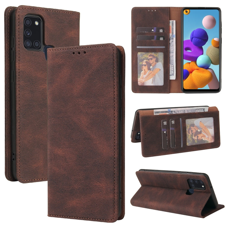 Simple Suction Closure Horizontal Flip Leather Case with Holder & Card Slot & Wallet, For Samsung Galaxy A01 EU Version, For Samsung Galaxy A02, For Samsung Galaxy A02s, For Samsung Galaxy A11 EU Version, For Samsung Galaxy A11 US Version��������������...