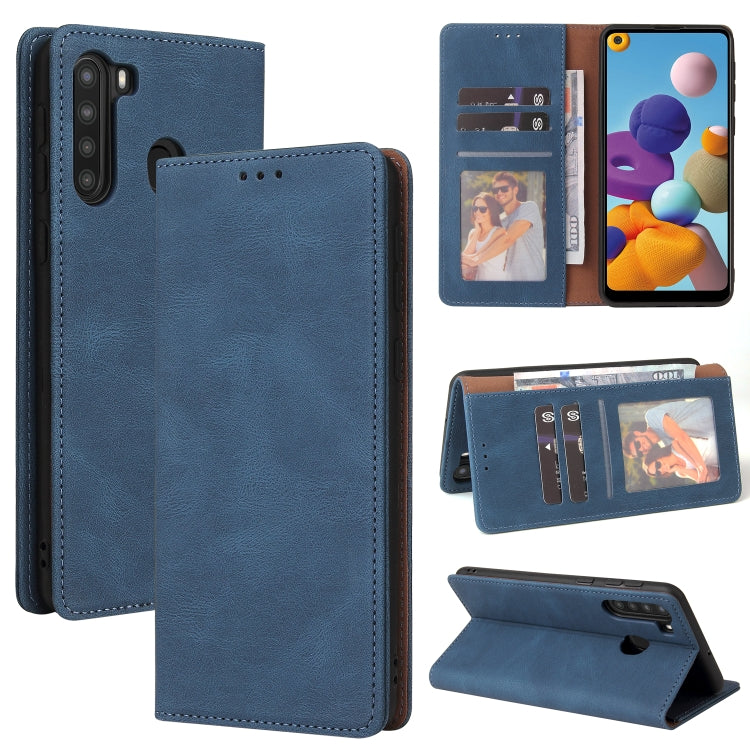 Simple Suction Closure Horizontal Flip Leather Case with Holder & Card Slot & Wallet, For Samsung Galaxy A01 EU Version, For Samsung Galaxy A02, For Samsung Galaxy A02s, For Samsung Galaxy A11 EU Version, For Samsung Galaxy A11 US Version��������������...