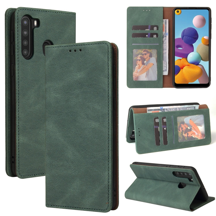 Simple Suction Closure Horizontal Flip Leather Case with Holder & Card Slot & Wallet, For Samsung Galaxy A01 EU Version, For Samsung Galaxy A02, For Samsung Galaxy A02s, For Samsung Galaxy A11 EU Version, For Samsung Galaxy A11 US Version��������������...