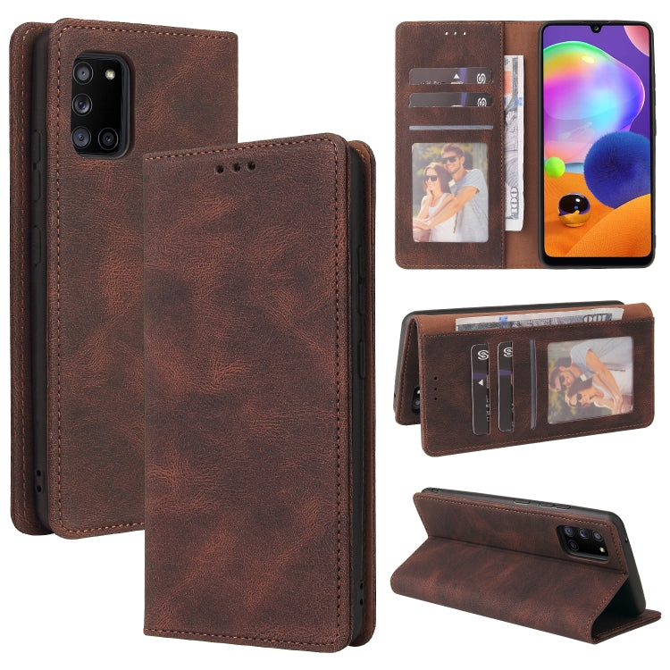 Simple Suction Closure Horizontal Flip Leather Case with Holder & Card Slot & Wallet, For Samsung Galaxy A01 EU Version, For Samsung Galaxy A02, For Samsung Galaxy A02s, For Samsung Galaxy A11 EU Version, For Samsung Galaxy A11 US Version��������������...