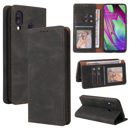 Simple Suction Closure Horizontal Flip Leather Case with Holder & Card Slot & Wallet, For Samsung Galaxy A40, For Samsung Galaxy A42 5G, For Samsung Galaxy A50, For Samsung Galaxy A51, For Samsung Galaxy A51 5G, For Samsung Galaxy A52 5G / 4G����������...