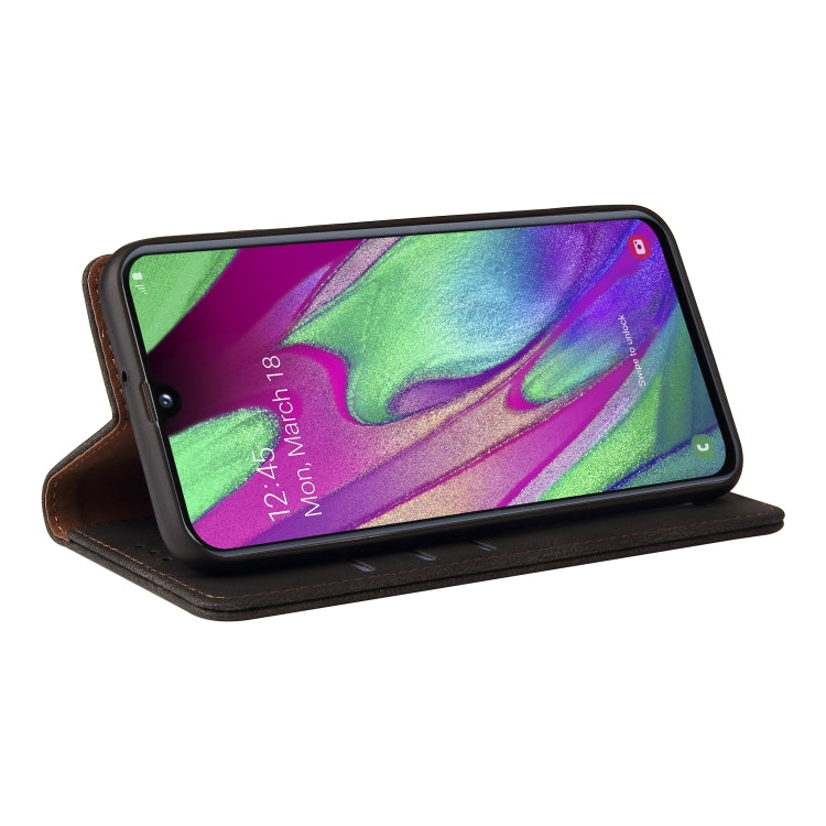 Simple Suction Closure Horizontal Flip Leather Case with Holder & Card Slot & Wallet, For Samsung Galaxy A40, For Samsung Galaxy A42 5G, For Samsung Galaxy A50, For Samsung Galaxy A51, For Samsung Galaxy A51 5G, For Samsung Galaxy A52 5G / 4G����������...