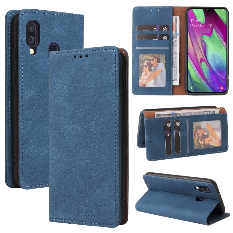 Simple Suction Closure Horizontal Flip Leather Case with Holder & Card Slot & Wallet, For Samsung Galaxy A40, For Samsung Galaxy A42 5G, For Samsung Galaxy A50, For Samsung Galaxy A51, For Samsung Galaxy A51 5G, For Samsung Galaxy A52 5G / 4G����������...