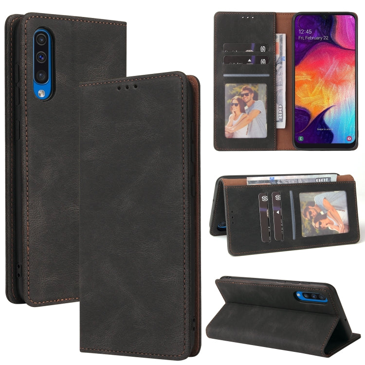 Simple Suction Closure Horizontal Flip Leather Case with Holder & Card Slot & Wallet, For Samsung Galaxy A40, For Samsung Galaxy A42 5G, For Samsung Galaxy A50, For Samsung Galaxy A51, For Samsung Galaxy A51 5G, For Samsung Galaxy A52 5G / 4G����������...