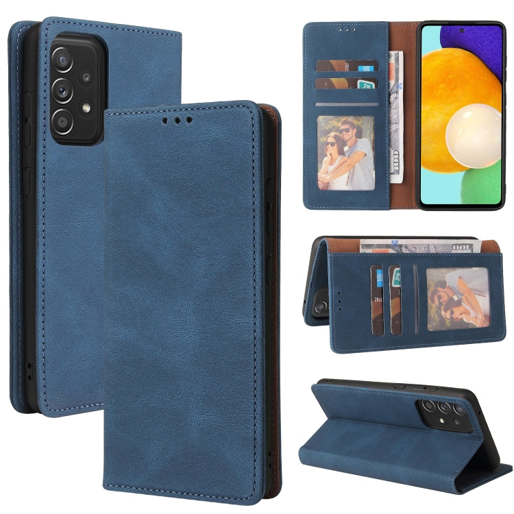 Simple Suction Closure Horizontal Flip Leather Case with Holder & Card Slot & Wallet, For Samsung Galaxy A40, For Samsung Galaxy A42 5G, For Samsung Galaxy A50, For Samsung Galaxy A51, For Samsung Galaxy A51 5G, For Samsung Galaxy A52 5G / 4G����������...